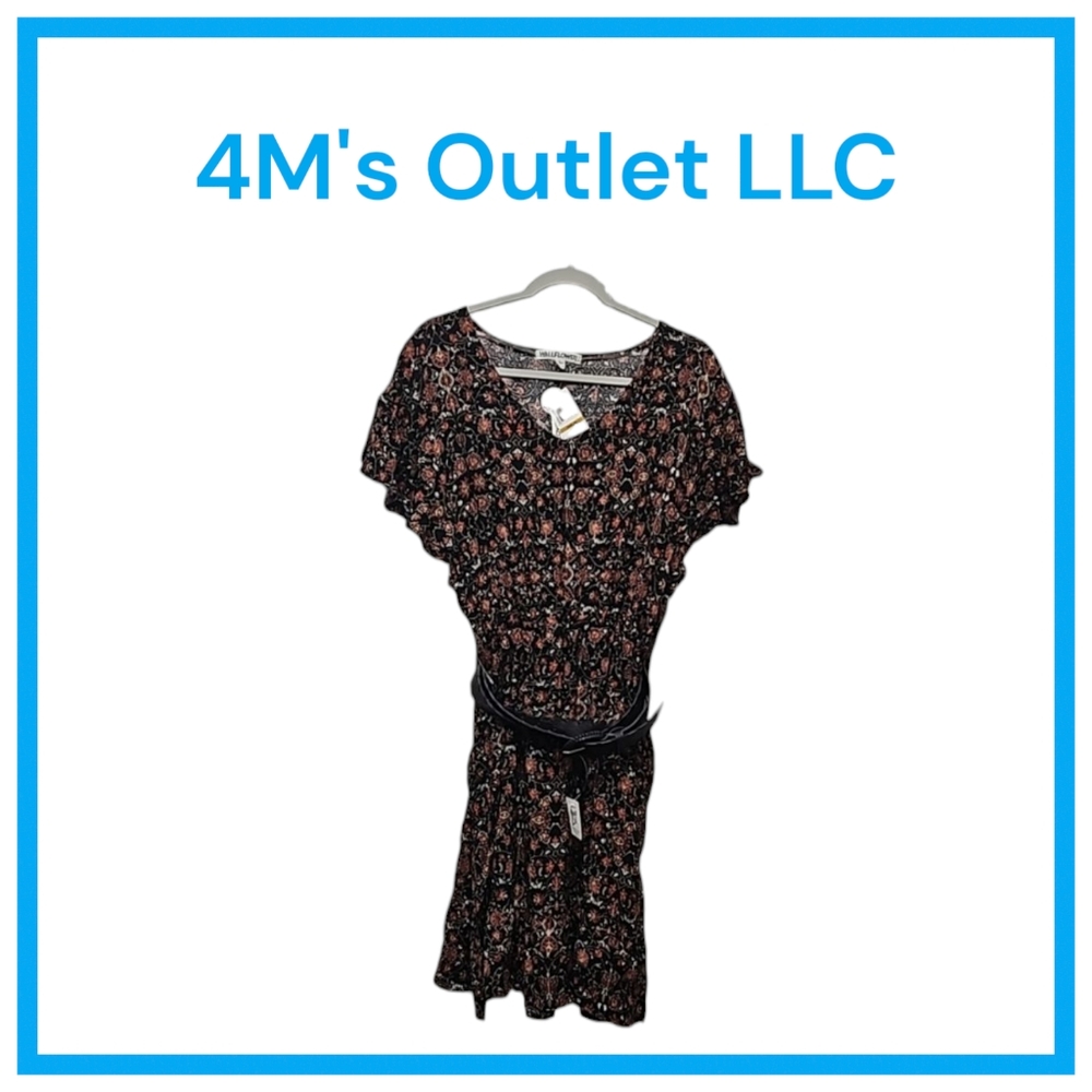 Woven Dress with Belt